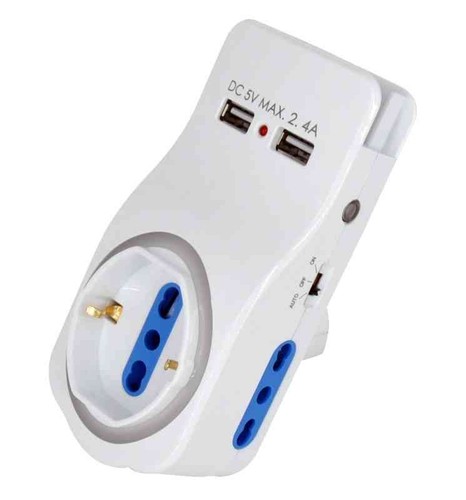 Multipresa con porta cellulare - multipresa,