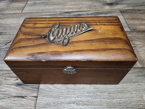Humidor sigari vintage legno