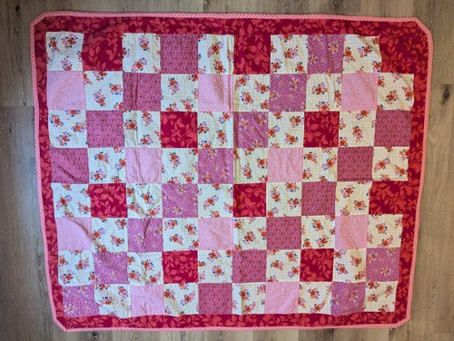 Trapuntino trapuntato rosa