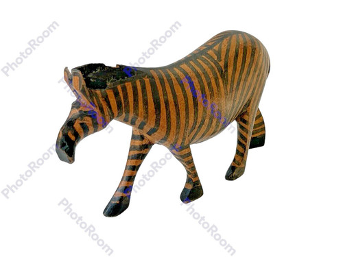 Zebra scultura etnica tribale - zebra,