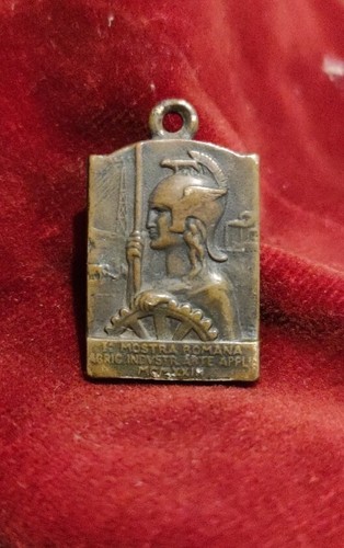 Medaglia antica mostra romana - medaglia,