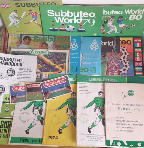 Subbuteo cataloghi books