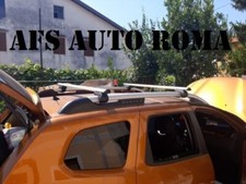 BARRE PORTATUTTO ALLUMINIO DACIA DUSTER ANNO 2019 CON RAILS CON SERRATURE