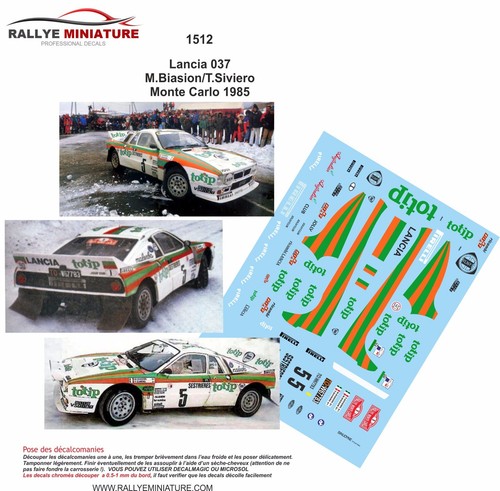 Decals ref 1512 lancia - decals,