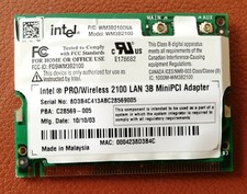 Scheda Intel pro/wirelees 2100 LAN 3B Mini PCI Adapter