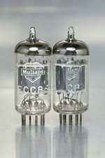 2x Tubi valvole Mullard ECC83