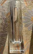 Vintage Murano Hexagonal Clear