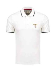 Aeronautica Militare polo bianca uomo manica corta MADE IN ITALY