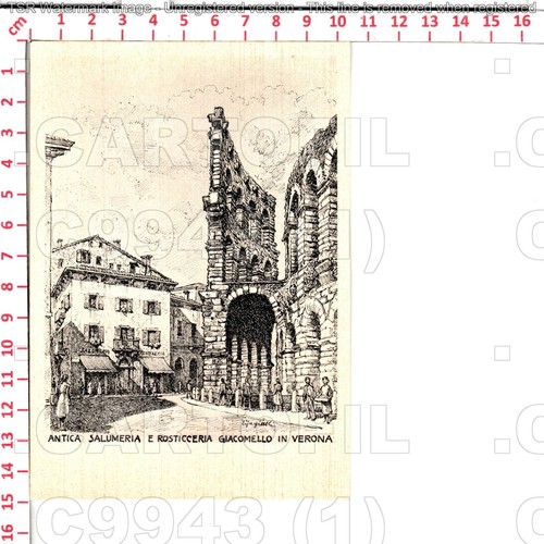 C9943 pubblicita 1940 verona - pubblicita,