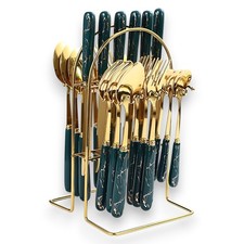 Set di Posate 24 PEZZI Acciaio