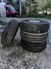4 Cerchi a 5 fori con gomma quasi finita per Fiat Ducato