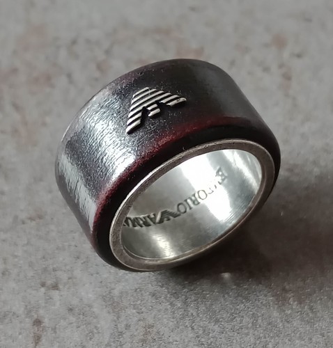 Anello emporio armani - armani,, legno