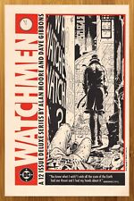 Pubblicità/poster DC Comics Watchmen 1986 stampa vintage ufficiale Moore Gibbons promo art