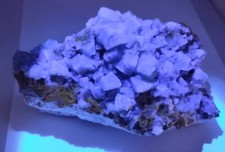 Minerali *** FLUORITE ROGERLEY UK Fluorescente UV