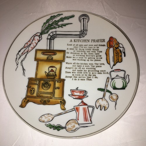 Piatto preghiera cucina - piatto,
