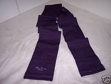 Solid PURPLE Lamé 100% Wool