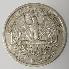 COPIA MONETA 1 ONE DOLLAR 1865