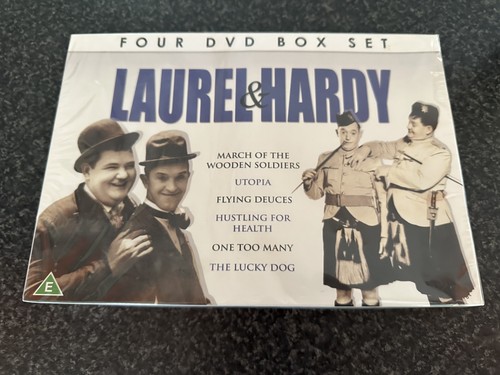 Laurel hardy four dvd - &, box