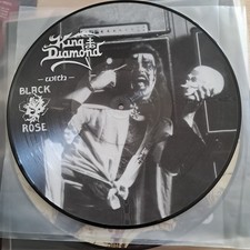 King Diamond And Black Rose Picture Lp! Mercyful Fate 