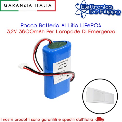 Batteria litio lifepo4 - al, 3,2v