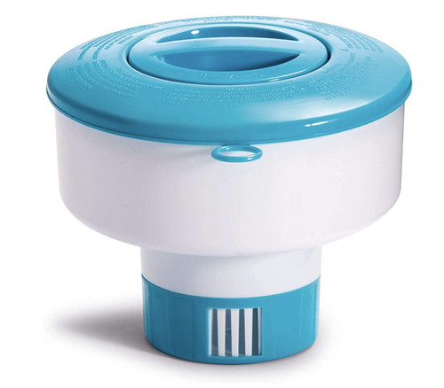 Dispenser skimmer galleggiante