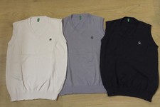 LOTTO DI N.3 GILET - BENETTON -TAGLIA L BAMBINO  8/9 ANNI 140 CM