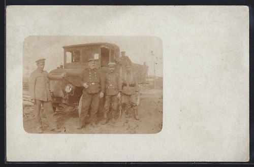 Cartolina fotografica camion