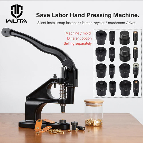 Wuta pressa manuale bottoni - pressa,