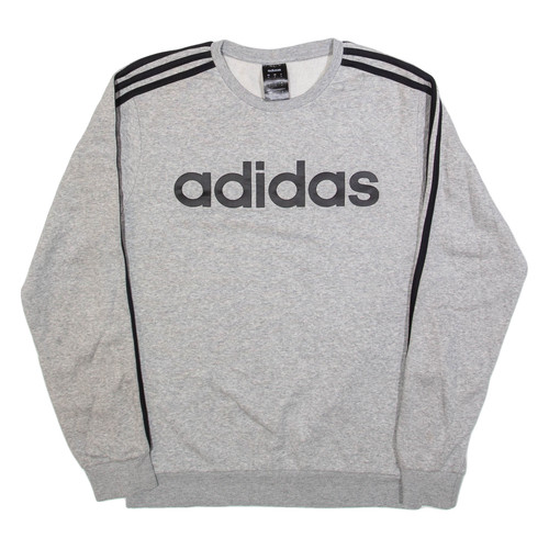 Felpa adidas grigia uomo - grigia,