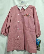 Grembiule Asilo Siggi Bambino 5 anni 110 cm tg.60 Rosso Quadretti 33GR2267 Formu