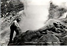 Cartolina Uomo a Vulcano