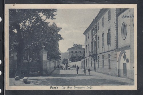 Cartolina ovada via - ovada, gian