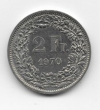 Monete Svizzere 2 FRANCHI ANNI