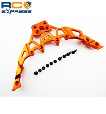 Paratia telaio superiore anteriore in alluminio Hot Racing Axial 1/10 Yeti YET14U03