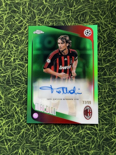 Paolo maldini auto topps - maldini,