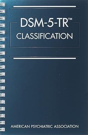 Dsm classification - dsm-5-tr,