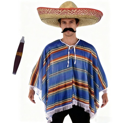 Set costume bandito - , poncho