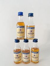 (cod:8)  LOTTO 5 BOTTIGLIETTE BRANDY STOCK 84 STOCK MIGNON 