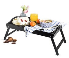 Tavolo da Letto Scuro 50x30