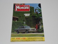 TORINO MOTORI N° 102 DEL 1969 FIAT 125 SPECIAL NSU R80 ALFA ROMEO P 33 FIAT 130