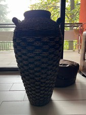 Giara in Rattan struttura metallica