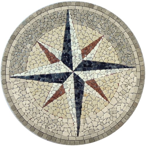 Rosoni rosone mosaico - mosaico, marmo
