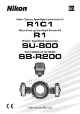 Nikon SU 800 R1 C1 SPEEDLITE MANUALE UTENTE STAMPATO ISTRUZIONI STAMPATE A5
