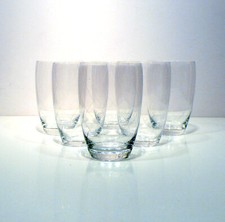 Gruppo di 6 bicchieri vetro