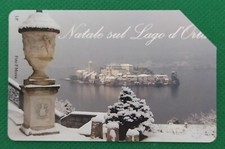   Scheda telefonica usata Natale sul Lago d'Orta Piemonte come foto 