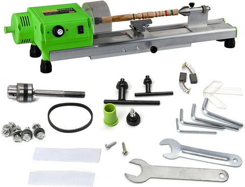 Mini tornio per legno 580w - tornio, con