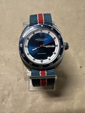Orologio Uomo Hamilton Pan Europ Blu - H35405741