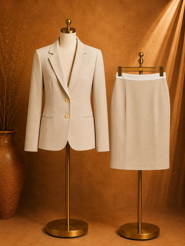 Tailleur donna beige delia - tailleur,