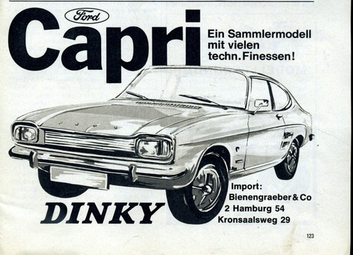 Dinky ford capri - --,