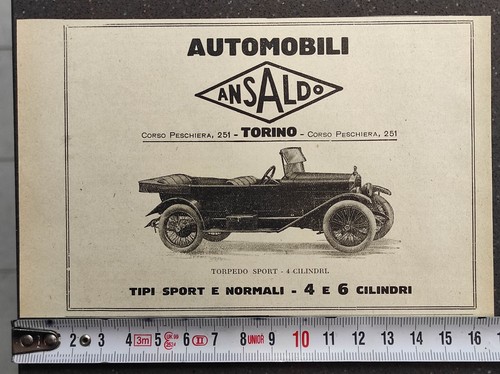 Pubblicità del 1923 - , auto